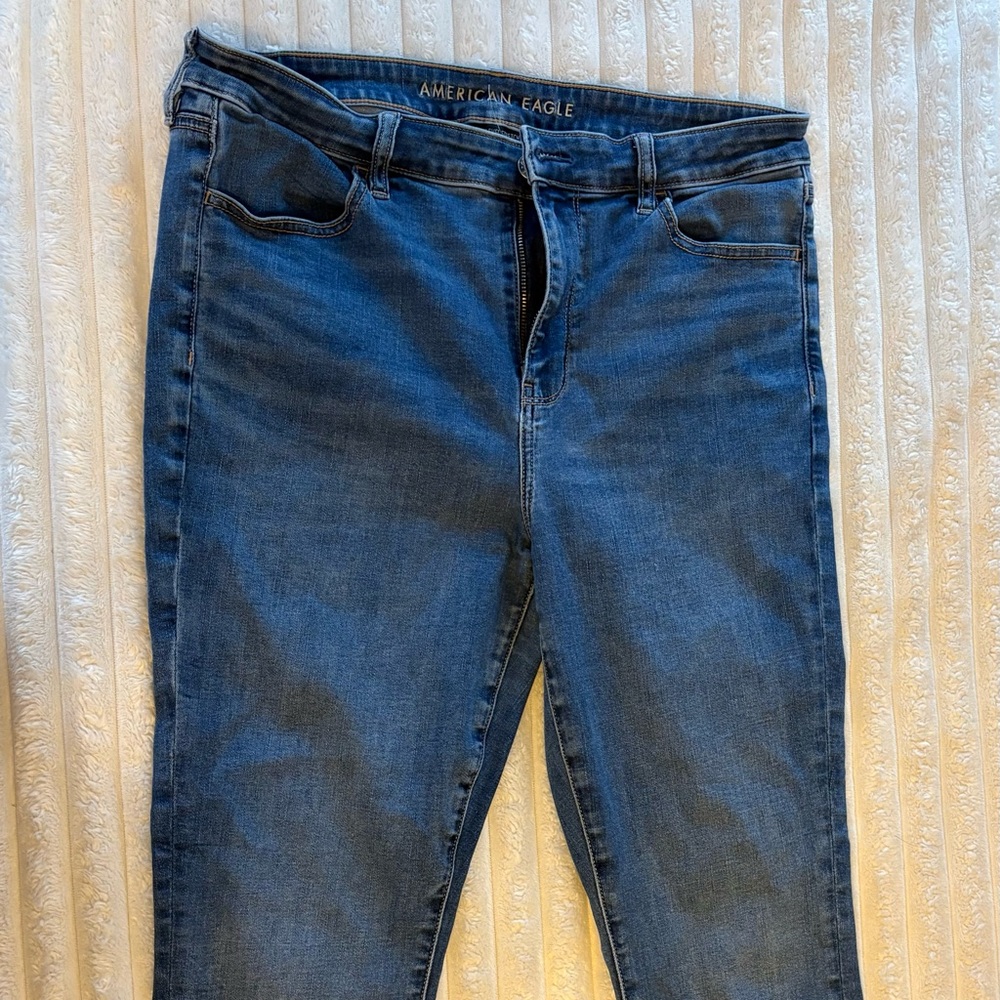 American Eagle Outfitters Women's Blue Skinny Jeans
